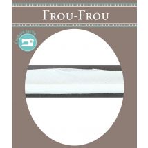Passepoil - 5 Mètres - Blanc Nacré - Frou-Frou