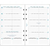Recharge Agenda Scolaire Semainier 2025 Exacompta - 10,5 X 17,2 Cm - Exatime 17