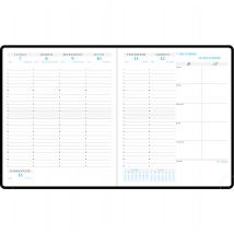 Recharge Agenda Semainier 2026 Exacompta - 18,5 X 22,5 Cm - Horizon 22