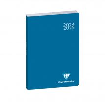 Agenda Scolaire Journalier 2025/2026 Exacompta - Bleu - 10 X 15 Cm - Forum Work & After Classic - Clairefontaine