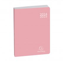 Agenda Scolaire Journalier 2025/2026 Exacompta - Rose - 12 X 17 Cm - Forum Color Soft Harmony