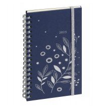 Agenda Semainier 2026 Exacompta - Bleu - 9 X 16 Cm - Vegetal Espace 16s
