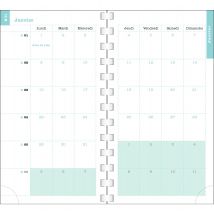 Recharge Agenda Semainier 2026 Exacompta - 9 X 16 Cm - Lady 16s