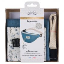 Kit Couture Débutant - Sac Banane Enfant - Bleu - Com 1 Idée
