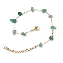 Bracelet Fin En Acier Inoxydable - Aventurine