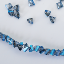 Perles Éclats De Verre Artbimex - 3 Mm - Bleu Gris
