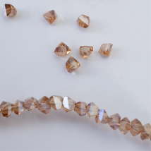 Perles Éclats De Verre Artbimex - 4 Mm - Cognac