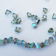 Perles Éclats De Verre Artbimex - 4 Mm - Gris Fumée
