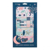 Kit Stickers Autocollants Et Die Cuts - Constellations - Draeger by Toga