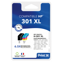 Cartouches D'Imprimantes Print 3e - Compatibles Hp H301 Xl - Noir/couleur