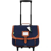 Cartable À Roulettes Tann's - Bleu Marine - Les Signatures Camille - 2 Compartiments