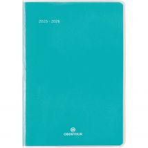 Agenda Semainier 2025/2026 Oberthur - Vert - 10 X 15 Cm - Colorside