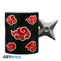 Mug 3d Abystyle - Naruto - Akatsuki (anse Shuriken) - 460 Ml - Abystyle