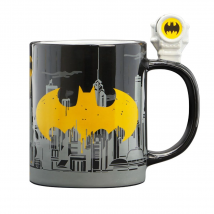 Mug 3d Abystyle Dc Comics - Bat-signal & Batman - 460 Ml