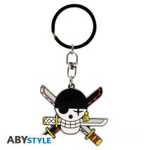Porte-clés Zoro Abystyle - One Piece - Métal - 4,8 Cm