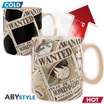 Mug Thermo-réactif Abystyle - One Piece - Wanted - 460 Ml - Abystyle