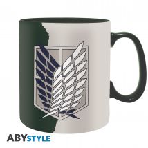 Mug Emblème Du Bataillon D'Exploration - Attack On Titan - 460 Ml - Abystyle