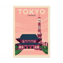 Affiche 50 X 70 Cm - Tokyo - Wall Editions