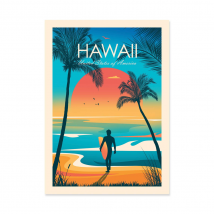 Affiche 30 X 40 Cm - Hawaii - Wall Editions
