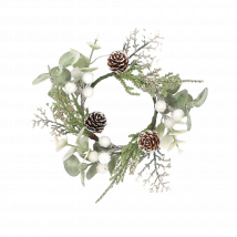 Couronne Artyfêtes - Neige Glaciale Paillettes