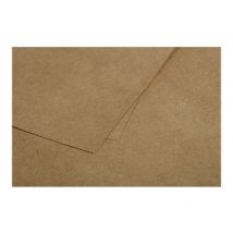 25 Cartes Simples Pollen 160x160 Mm - Kraft - Clairefontaine