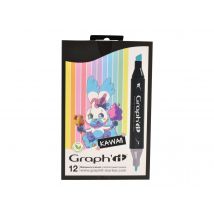 12 Marqueurs Graph'it - Kawaii - Graph'IT