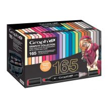 Mallette 165 Marqueurs Graph'it +1 Bloc Layout A4 - Graph'IT