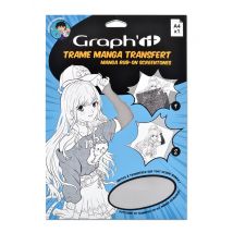 Graph'it Trame Transfer Manga - Ombres Claires A4 - Graph'IT