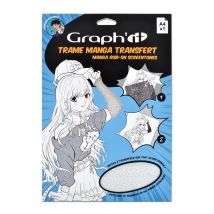 Graph'it Trame Transfer Manga - Points Aléatoires A4 - Graph'IT