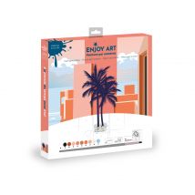 Peinture Au Numéro Oz International - Enjoy Art - Sous Les Palmiers - 30x30 Cm - ENJOY ART