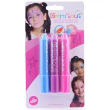 Grim'tout - Lot De 3 Sticks De Maquillage - Princesse