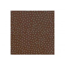 Feuille Décorative - 50x70 Cm - Raidana Chocolat À Pois - Papertree