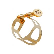 Bg Tradition - Ligature Pour Saxophone Soprano Incurvé - Plaqué Or 24k