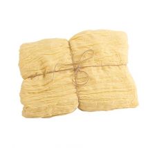 Chemin De Table Artyfêtes - Cheesecloth - Jaune Pâle - 90 Cm X 3 M