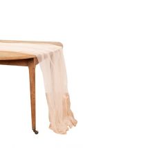 Chemin De Table Artyfêtes - Voilage - Blush - 1,60 M X 4 M