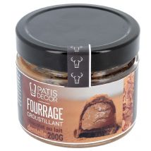 Fourrage Croustillant Patisdécor - Chocolat Au Lait Et Brisures De Crêpes Dentelles - 200 G - Patisdecor