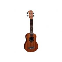 Lag Tiki Uku 8 - Ukulélé - Acoustique - 4 Cordes - Soprano - Naturel - Avec Boîtier