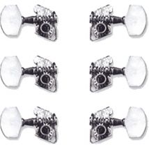 Yellow Parts Mécaniques Ind. Chromées Double Trou - Lot De 6 (3+3)