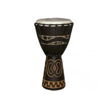 Tanga Slammer Da40-7g - Djembé - 8 - Acajou Indonésien - Noir