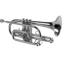 Sml Paris Cornet Sib Plaqué Argent