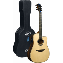 Lâg Tramontane Hyvibe 30 - Guitare Folk Électroacoustique - Dreadnought - Glossy