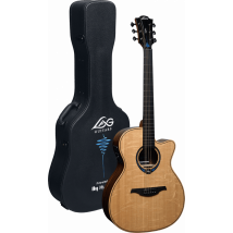 Lâg Hyvibe 30 - Guitare Folk Électroacoustique - Auditorium - Naturel