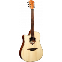 Lâg Tramontane 70 - Guitare Électroacoustique - Dreadnought Cutaway - Gaucher - Naturel
