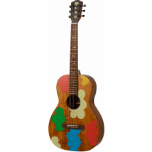 Lâg Signature Vianney Edition Limitée Téléthon - Guitare Folk Électroacoustique - Parlor - Naturel