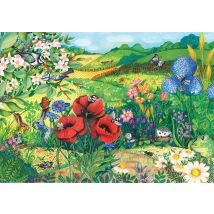 Puzzle Prairie En Fleurs - 50 Pièces - Puzzle Michèle Wilson