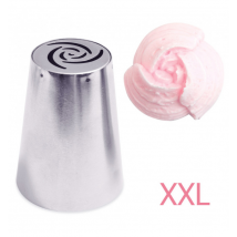 Douille Xxl Scrapcooking - Rose - Ø 5 Cm - Inox - Scrapcooking