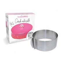 Cercle À Pâtisserie Extensible - Inox - Scrapcooking