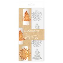 Tapis Pour Tuiles Décoratives Scrapcooking - Sweet Xmas - Silicone - 28,3 X 18 Cm - Scrapcooking