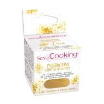 Paillettes Alimentaires Scrapcooking - Doré - 5 G - Scrapcooking