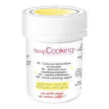 Colorant Poudre Jaune Pastel - Scrapcooking
